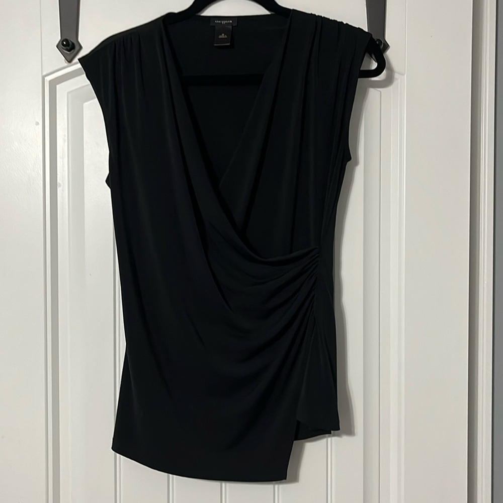 Ann Taylor Faux Wrap Top